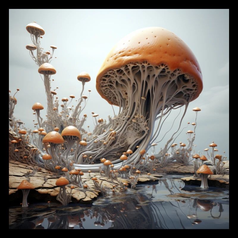 melting mandelbulb 3d vector sceleton