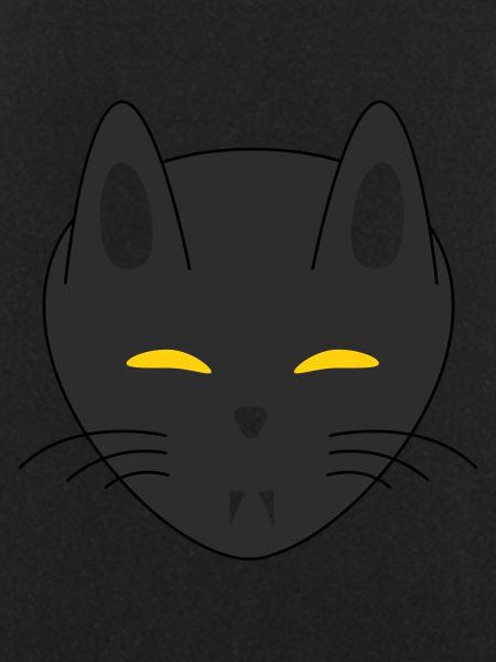 Halloween vampire cat