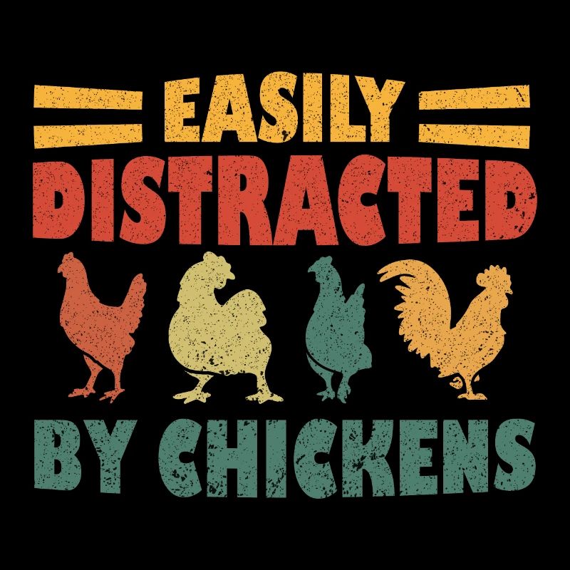 Facilement distrait par les poulets