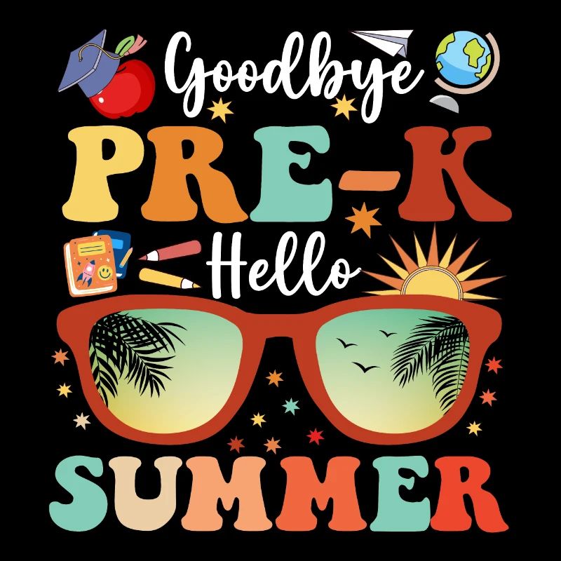 Lehramtsstudentin Auf Wiedersehen Pre-K Hallo Sommer