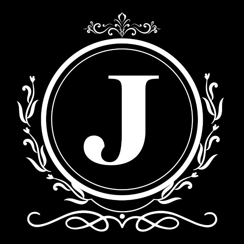 Buchstabe J Dekoration