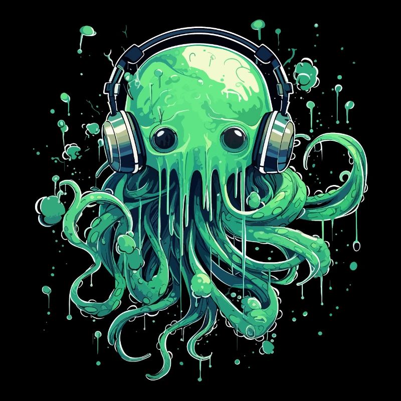 Méduse avec casque