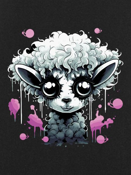 Funny Goth Sheep