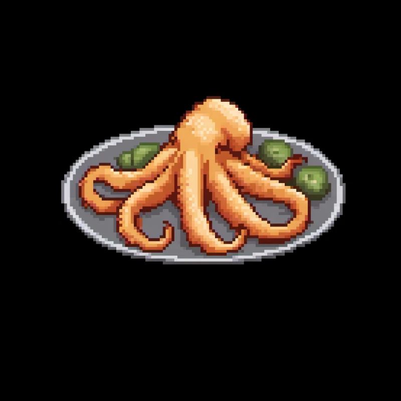 Octo-Pixel-Platte