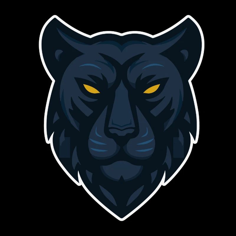 Mascot Panther Head Design