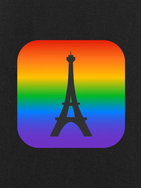Paris Rainbow Eiffel Tower