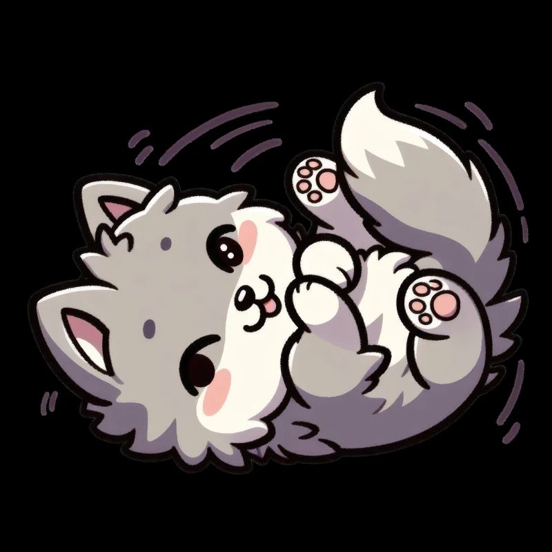 Petit loup mignon