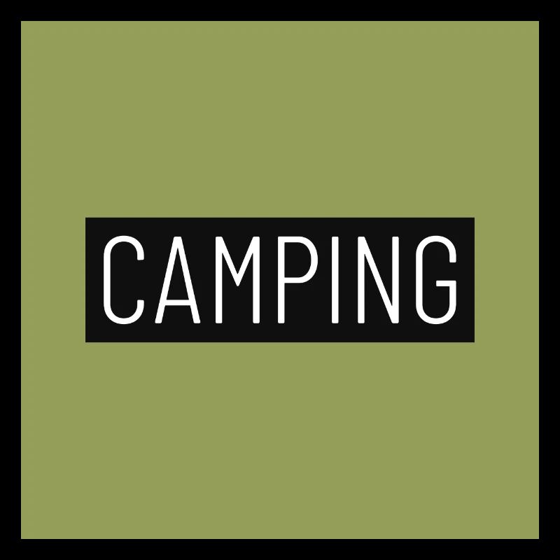 CAMPING minimaliste vert