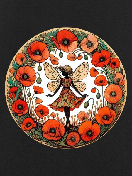 Mohnblume Fee