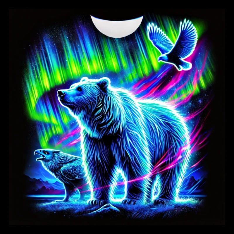 Bear and Bird Aurora