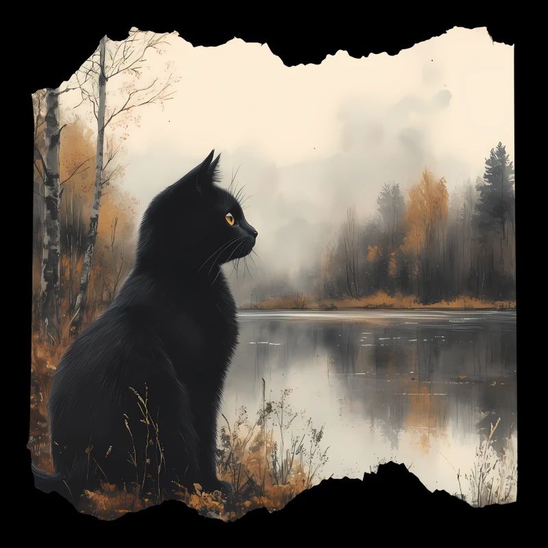 Schwarze Katze