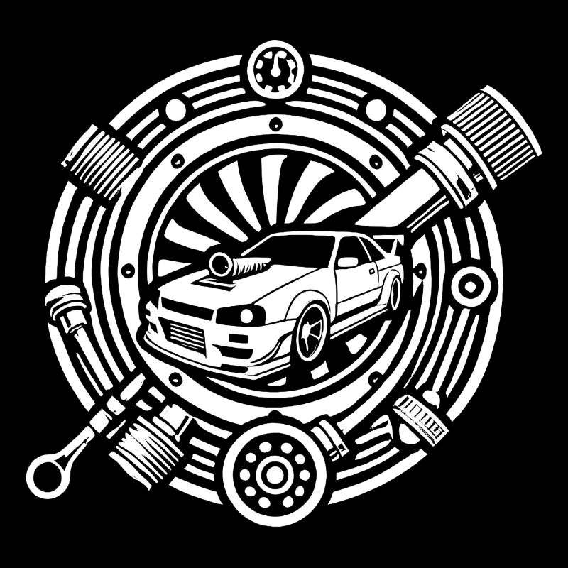 Logo de tuning automobile