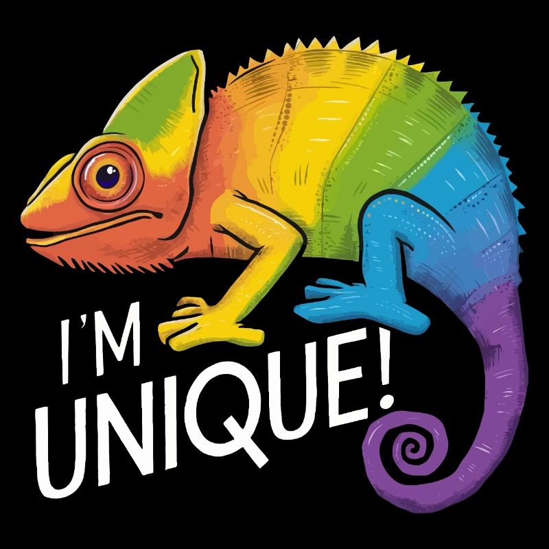 lebendiges Chamäleon "I'm Unique!"