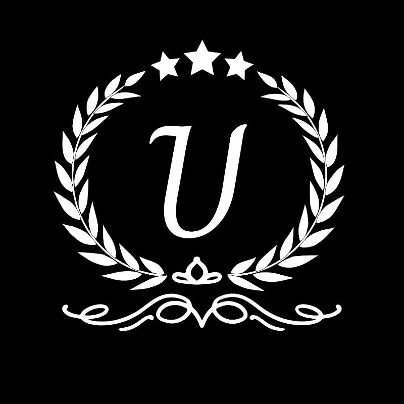 Letter u crown