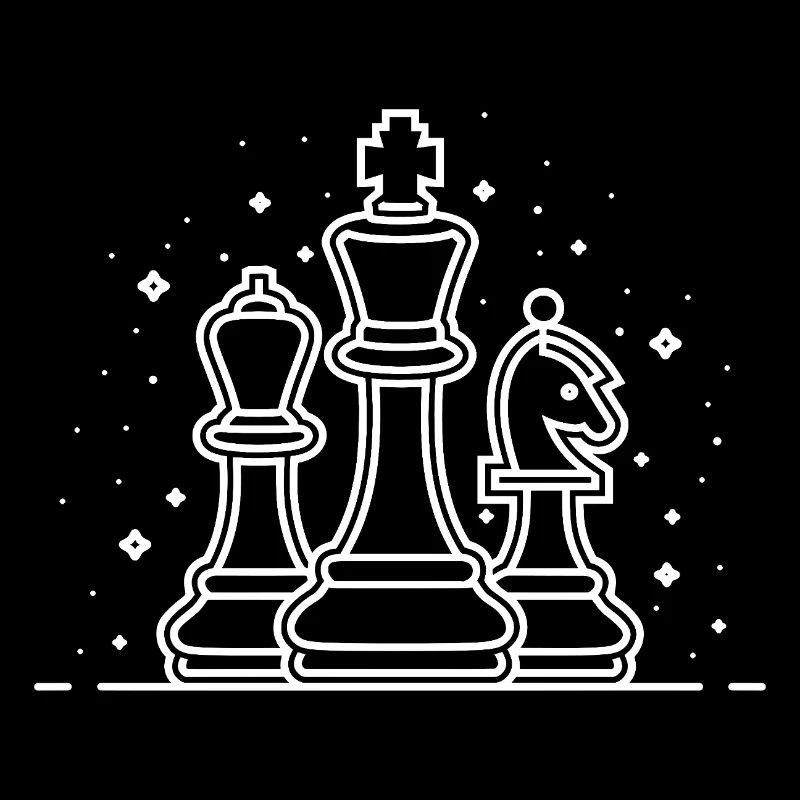 Chess Pieces Trait Sketch