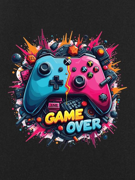 Game Over Retro Controller Shirt