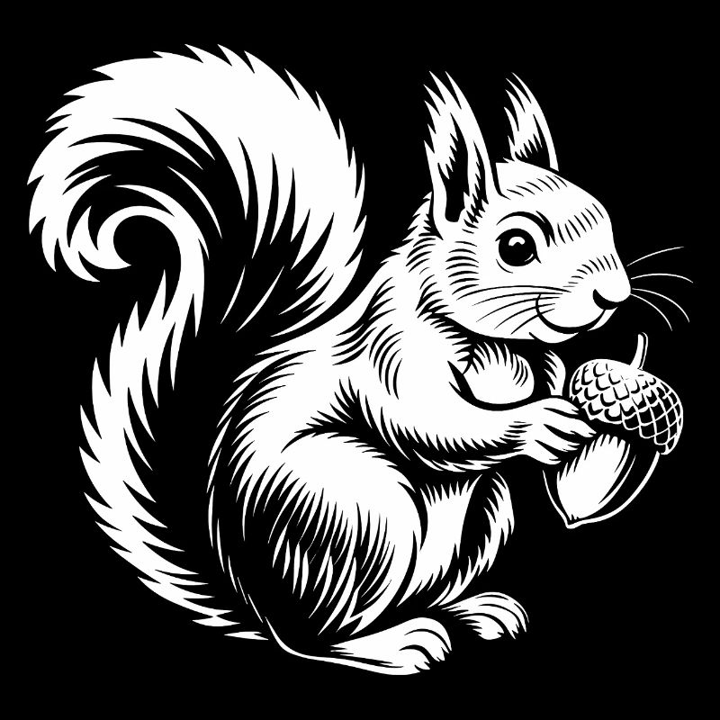 Eichhörnchen & Eichel: Waldbewohner