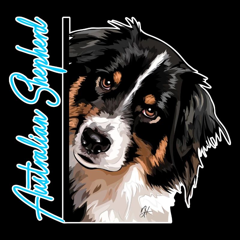 AUSTRALIAN SHEPHERD DA Wilsigns Hundemotiv Aussie