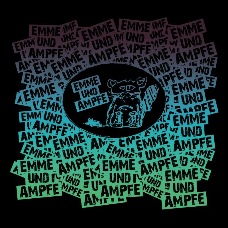 EMMEUNDAMPFE STICKERBOMB - Color gradient