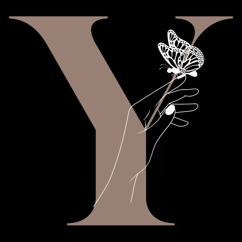 Letter Y Butterfly Magic