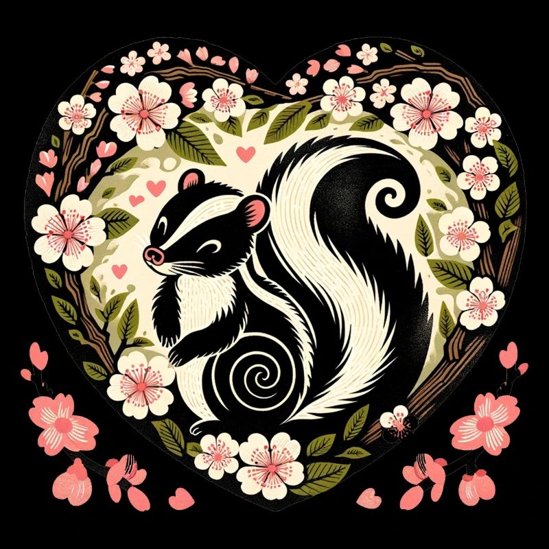 Spring Skunk Cherry Blossoms