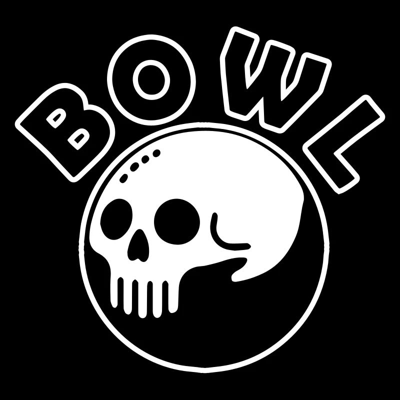 Skull Bowling Ball - Bowl Design