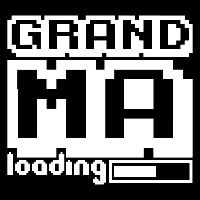 Pixel Grandma Loading Bar Gamer Videogame