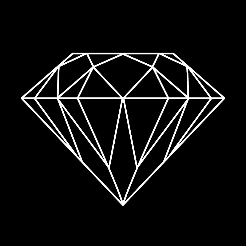 Diamant en blanc