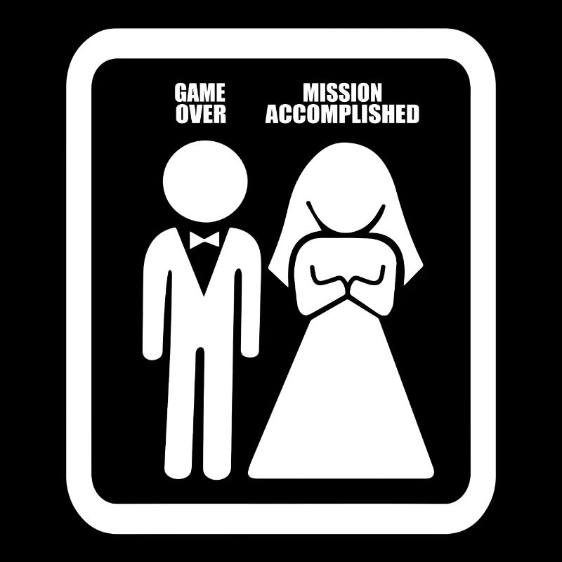 Game Over Mission Accomplished Wedding Gift