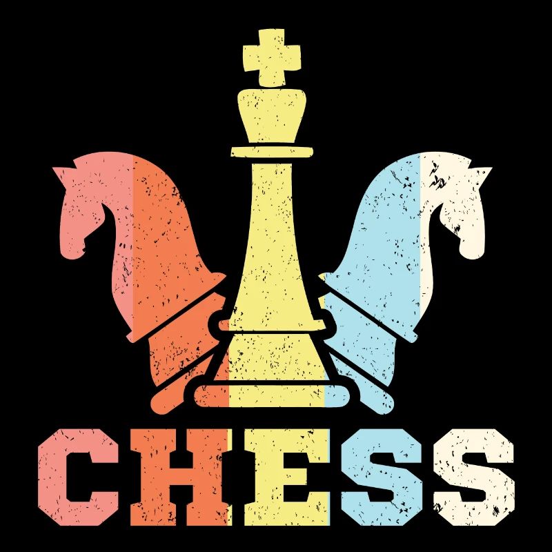 Pièces d'échecs échiquier vintage rétro