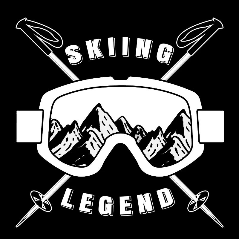 Snow Ski Legend Master Gift Idea Gift