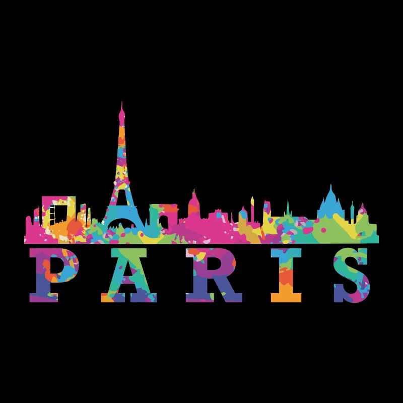 Idée cadeau souvenir Paris Skyline Impression