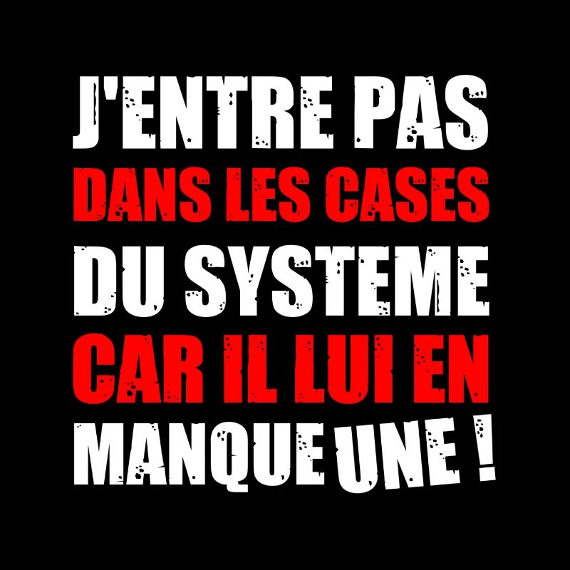 J'ENTRE PAS DANS LES CASES DU SYSTÈME CAR IL LUI