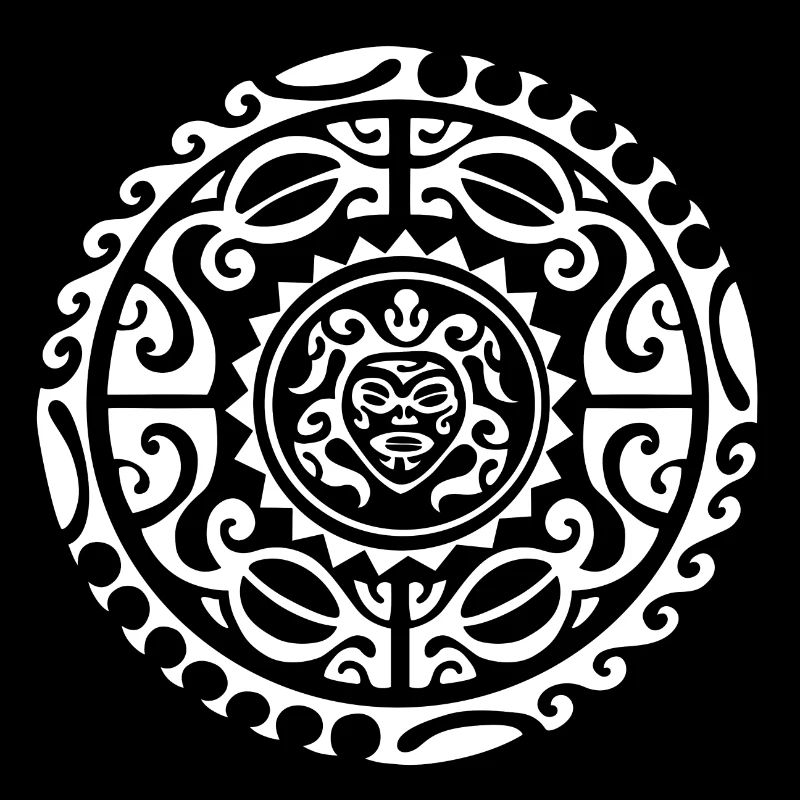 logo maori blanc