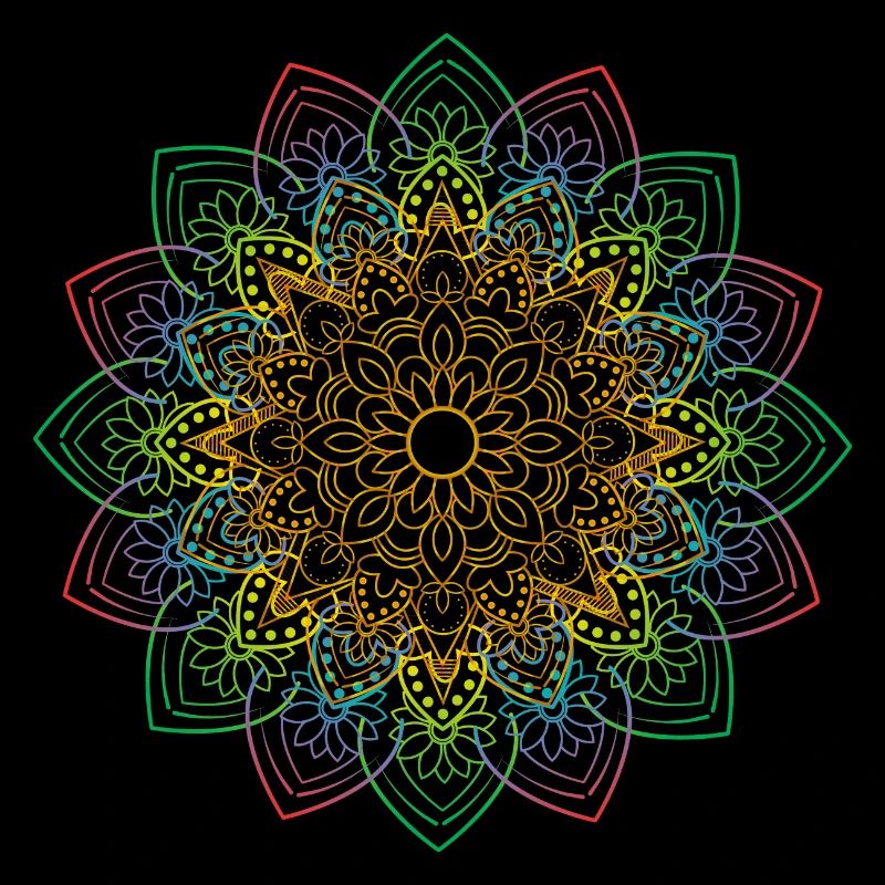 Mandala bunt by the Manzanita's
