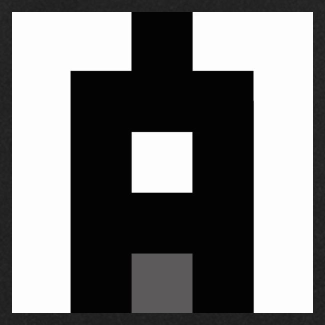 symbol M schwarzweiß