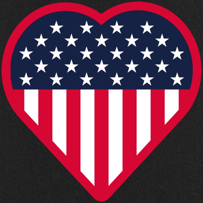 usa flag - America heart flag patriots