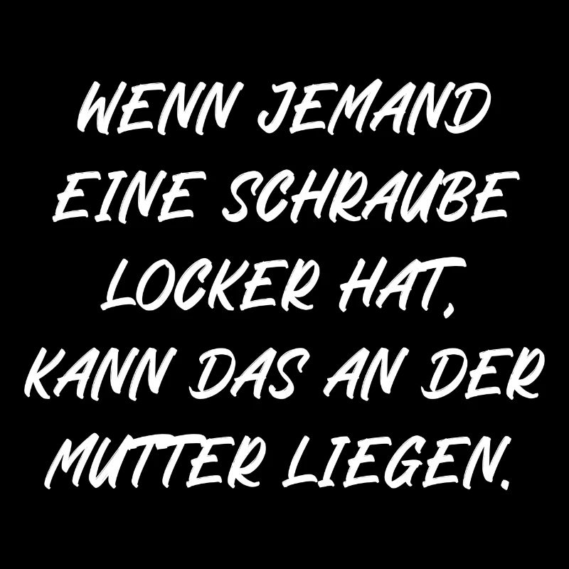 Schraube locker kann an der Mutter liegen
