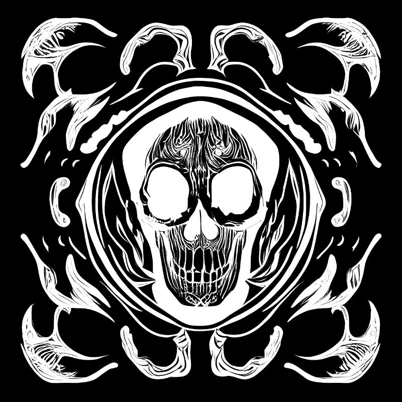 Skulls with ornaments