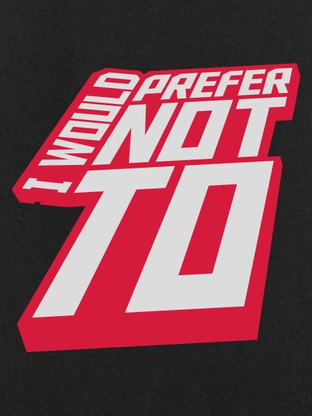 I prefer not to