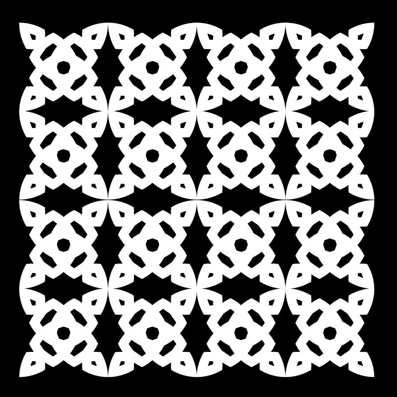 White Celtic pattern