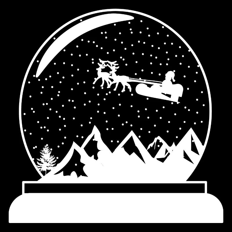 Snow Globe Christmas Globe Design