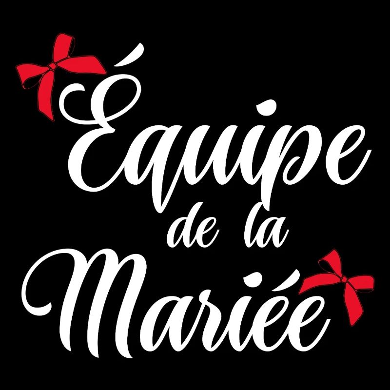 Équipe de la mariée noeud