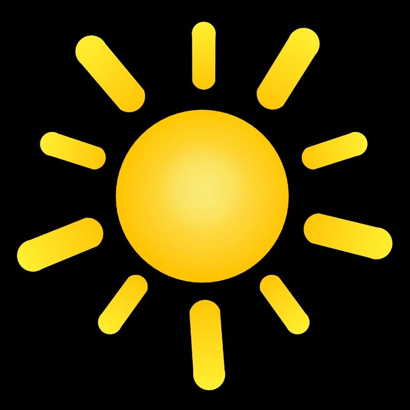 soleil dessin rayon