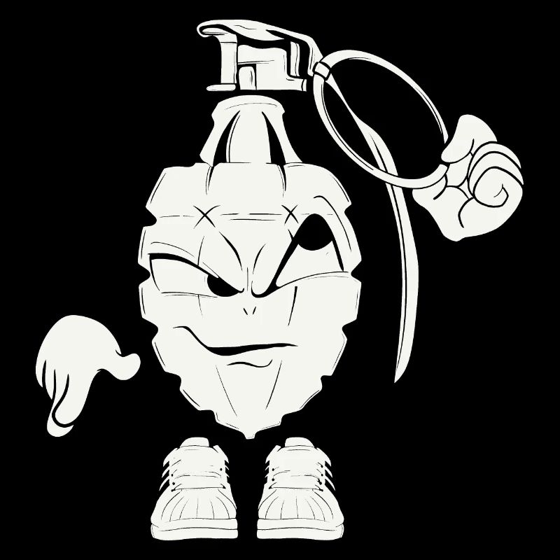 ' Design Grenade blanc