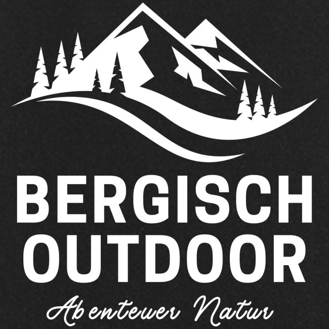 Bergisch Outdoor Logo White
