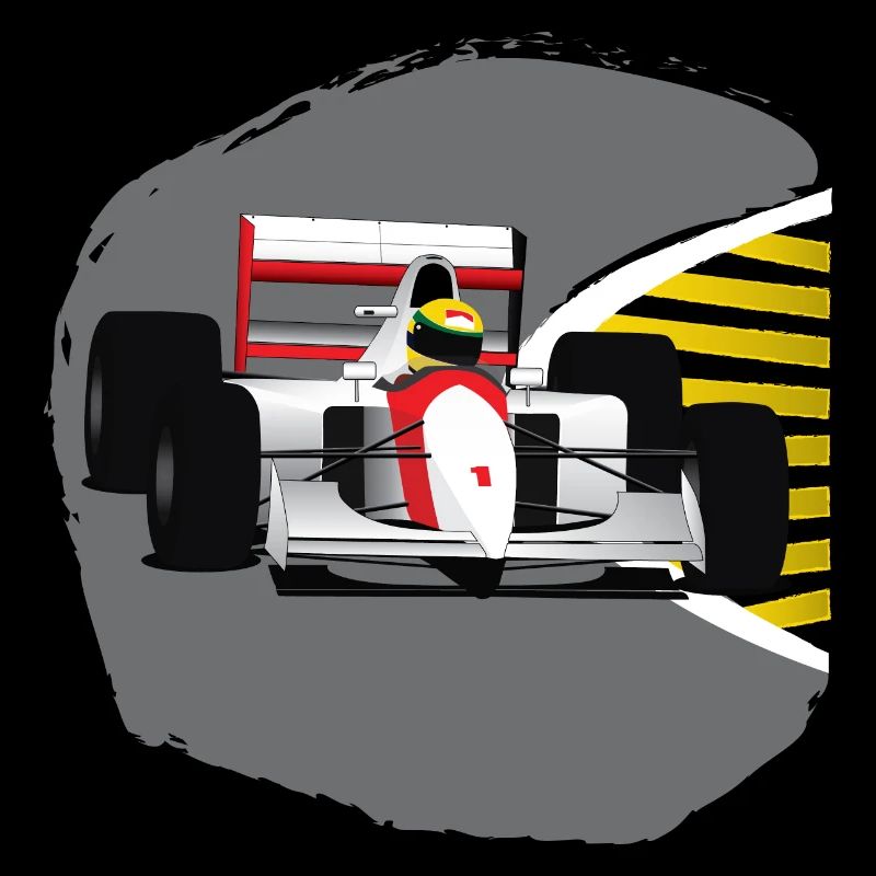 Voiture de course de formule senna