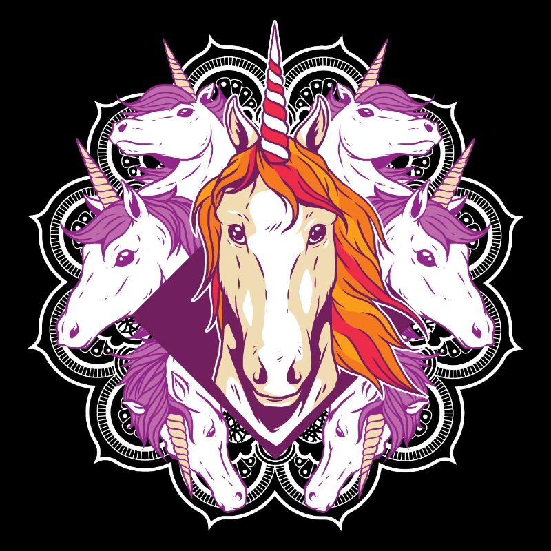 Einhorn Power Mandala
