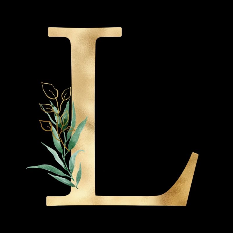 Customizable Monogram L Botany