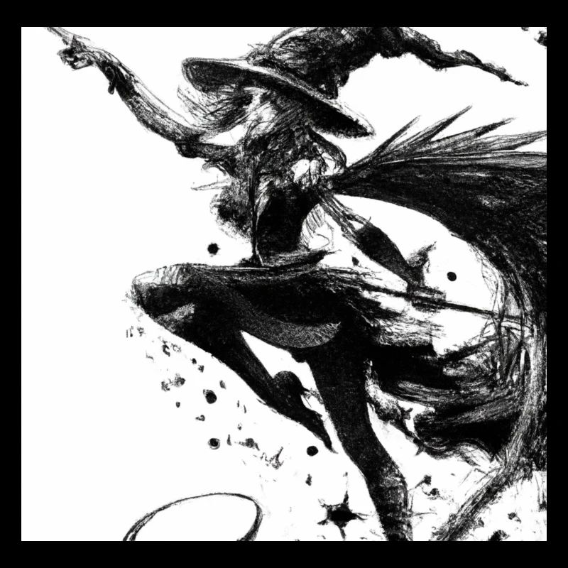 Witch drawing